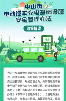 《中山市電動(dòng)汽車充電基礎(chǔ)設(shè)施安全管理辦法》